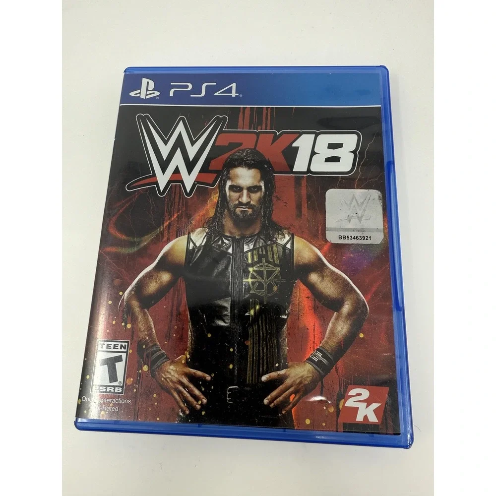 WWE 2K18 Sony PlayStation 4 PS4 Wrestling Video Game 2K Sports Blu-ray Disc